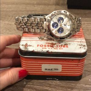 Unisex Fossil Blue Watch